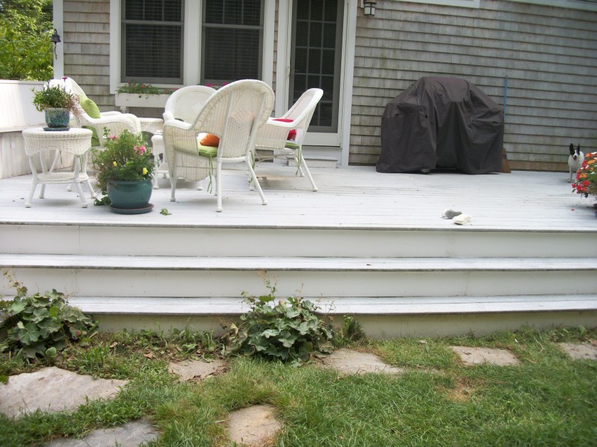 John's step repair, sept. 2011