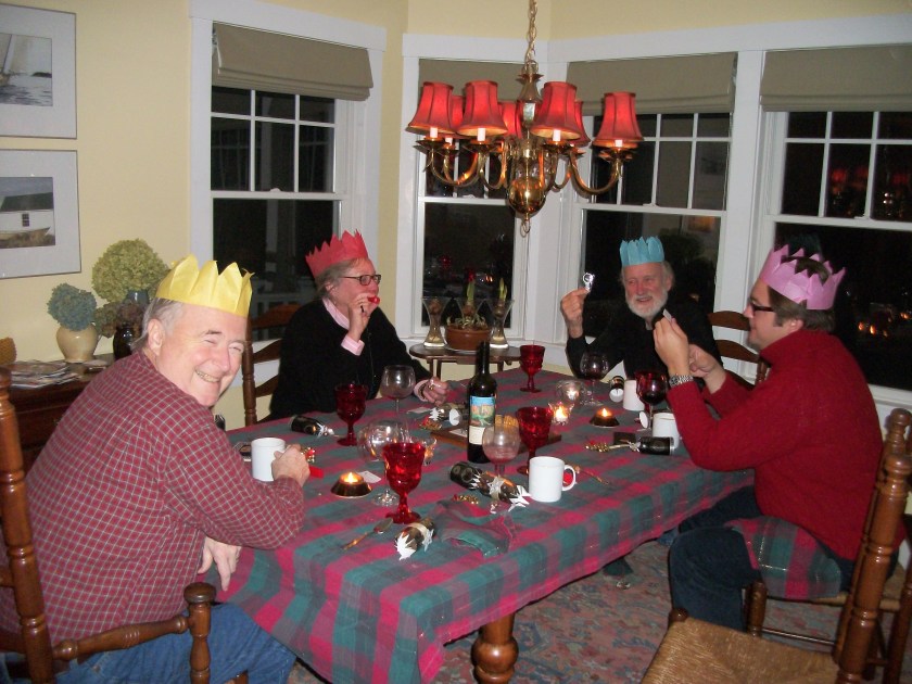 Christmas dinner 2012 at table