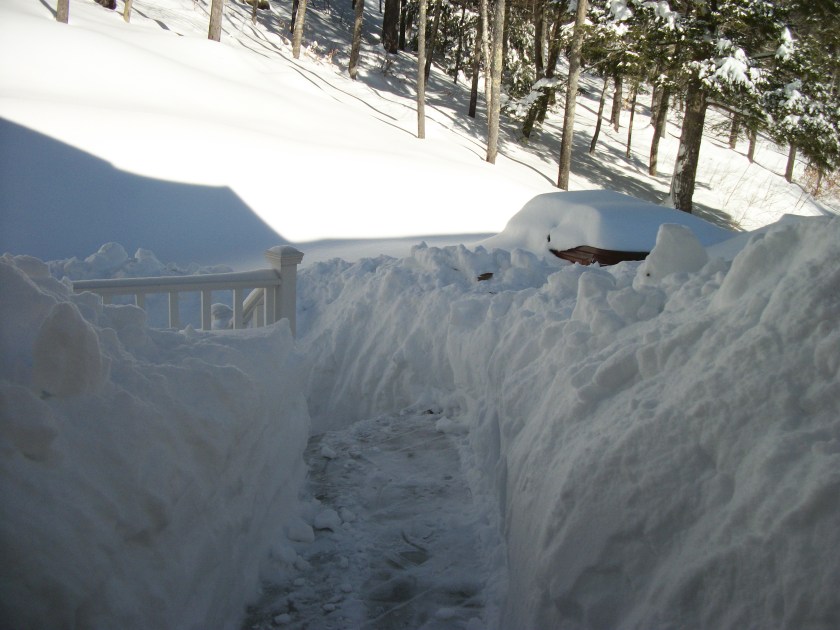 Blizzard of 2013, hot tub