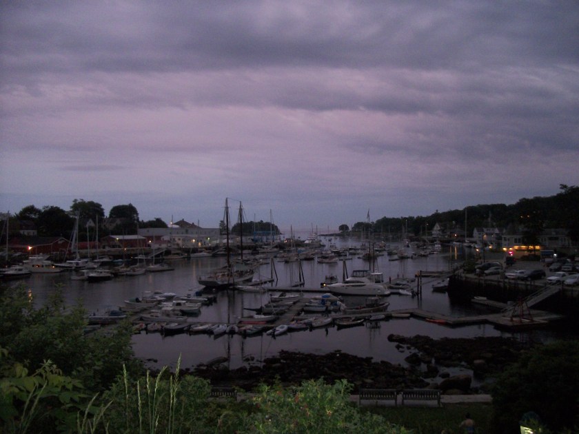 Greg and crew, Camden Harbor