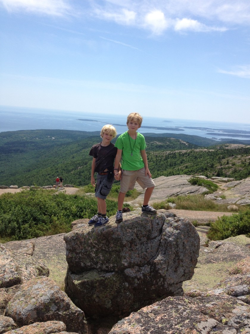 Kelly at Cadillac Mtn, July 2013