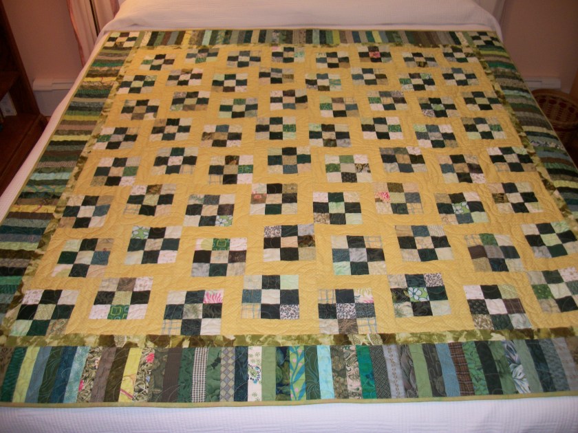 Sunshine and Shadows quilted