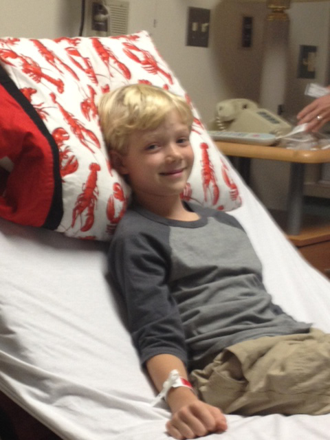 Kels in hospital edited